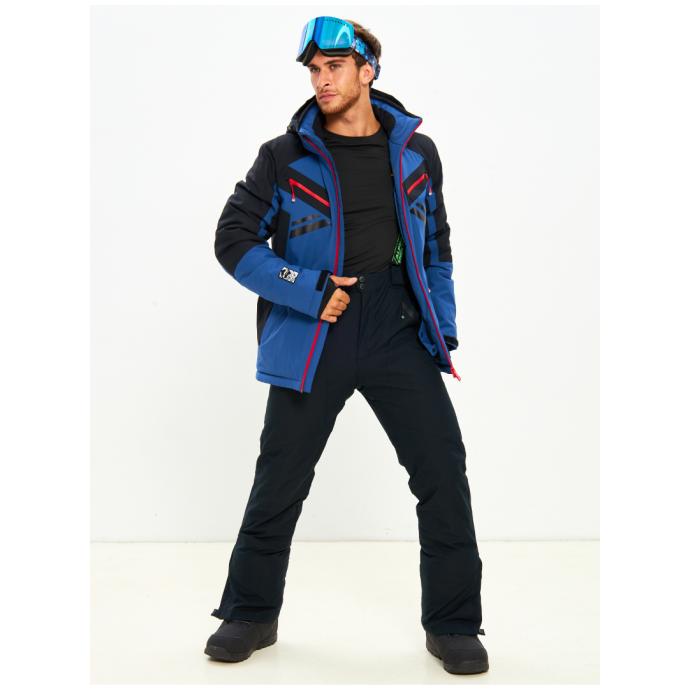 Мужская мембранная горнолыжная /сноубордическая куртка Alpha Endless Bizzard Tech - 423/196_4 - Цвет Синий - Фото 7