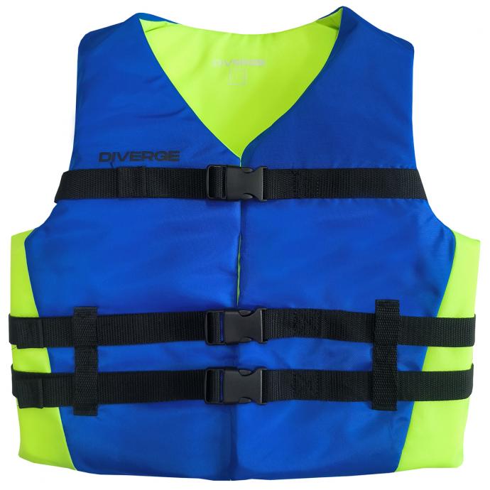 Жилет водный DIVERGE OMEGA KIDS VEST - OMEGA-NAVY - Цвет Темно-синий - Фото 1