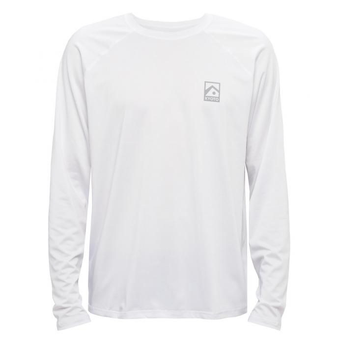 Лайкра KYOTO TYLER LS RASHGUARD - TYLER WHITE - Цвет Белый - Фото 1