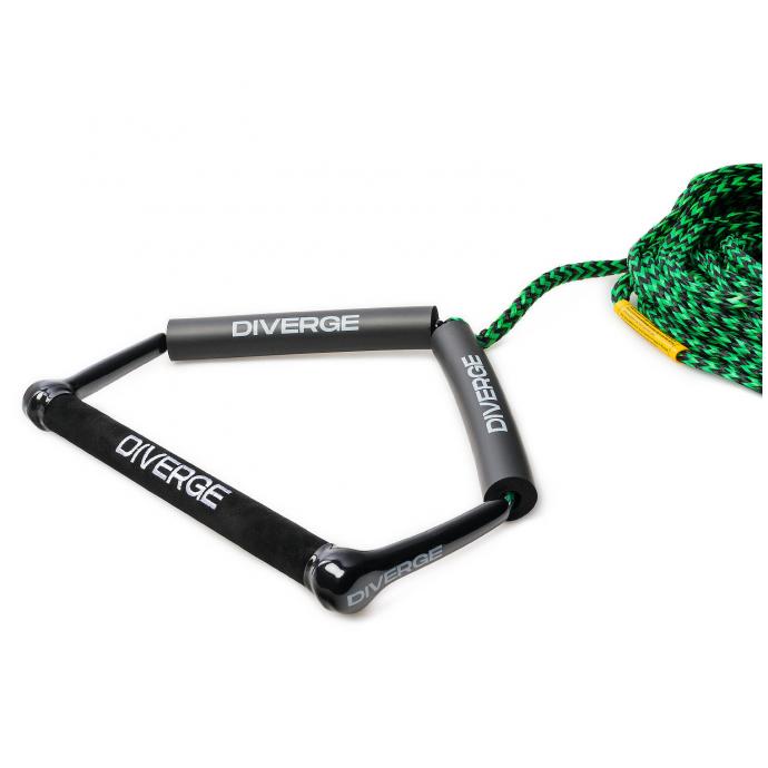 DIVERGE комплект фал рукоятка BEST WAKE COMBO (SS23) - BW-BLACK/GREEN - Цвет Зеленый - Фото 2