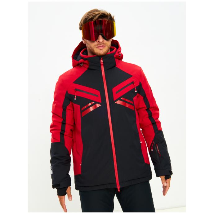 Мужская мембранная горнолыжная /сноубордическая куртка Alpha Endless Bizzard Tech - 423/196_2 - Цвет Красный - Фото 1