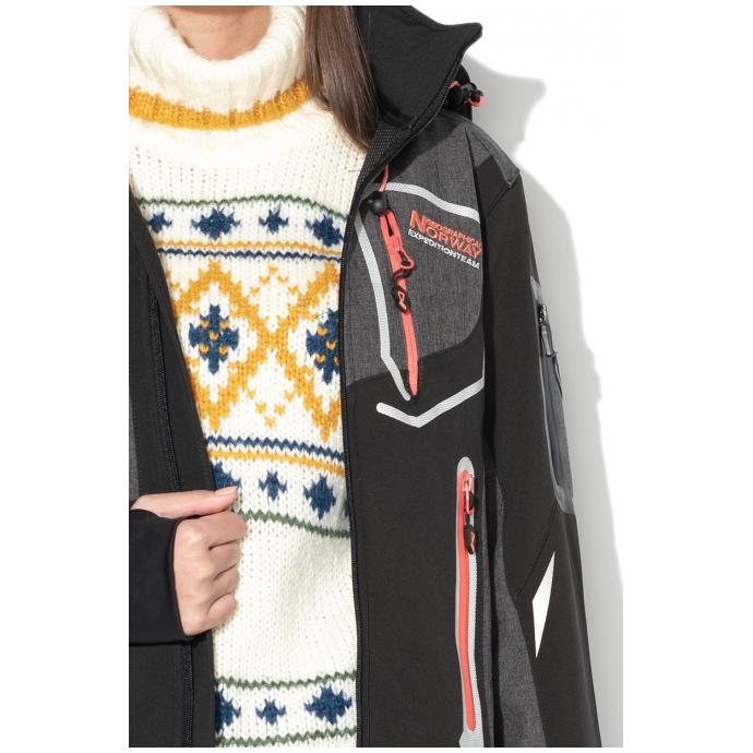Софтшеловая куртка женская  GEOGRAPHICAL NORWAY «REINE» - WT4038F-GREY - Цвет Серый - Фото 2
