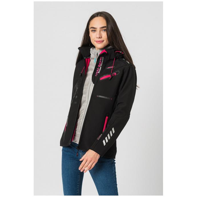 Софтшеловая куртка женская  GEOGRAPHICAL NORWAY «REINE» - WT4038F-BLACK - Цвет Черный - Фото 3