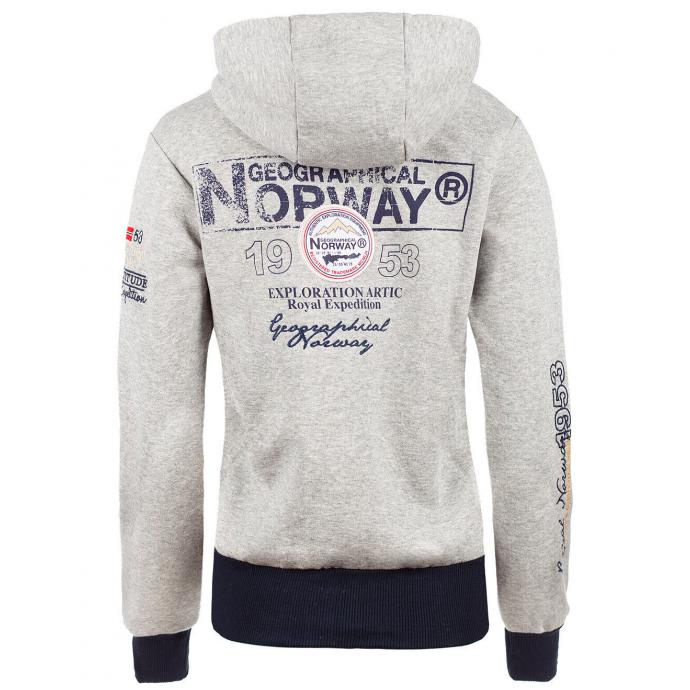 ФЛИС ЖЕНСКИЙ GEOGRAPHICAL NORWAY «FLYER» - WU6380F/GN-BLENDED GREY - Цвет Серый - Фото 6