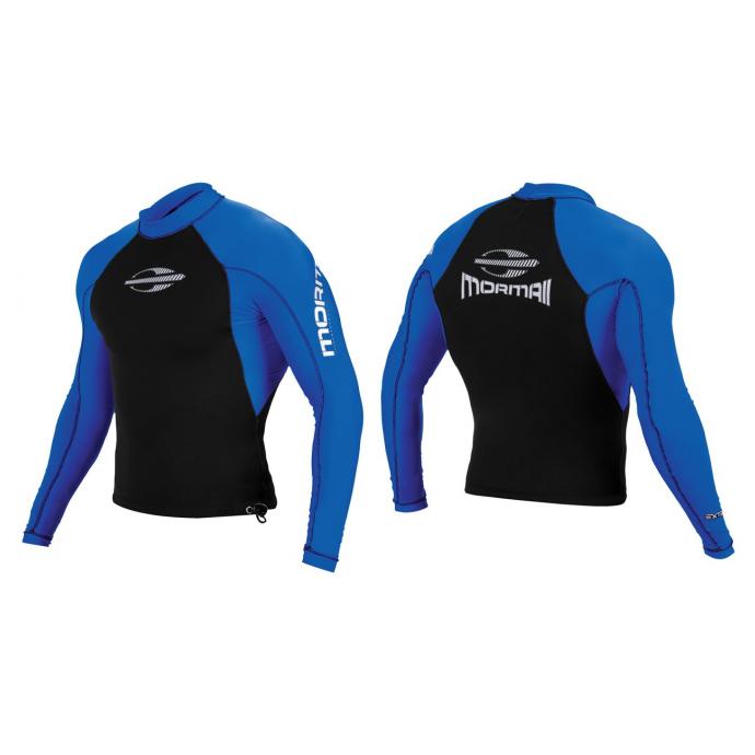 Неопреновая рубашка с лайкровыми рукавами MORMAII «EXTRA LINE Neo Lycra»  0.5 мм - s504extnMORMAII «EXTRA LINE Neo Lycra»  0.5 мм черно/синий - Цвет Черный, Голубой - Фото 1