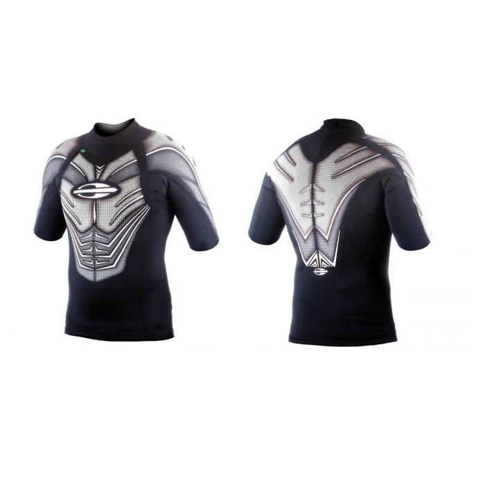Лайкровая рубашка мужская короткий рукав MORMAII VENTUS - s 507 ks_silver - Цвет Серебрянный - Фото 1