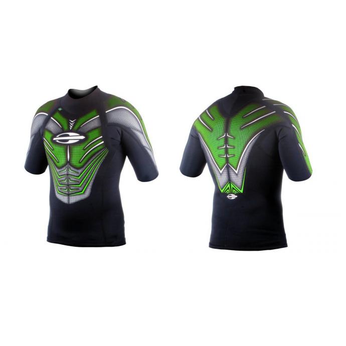 Лайкровая рубашка мужская короткий рукав MORMAII VENTUS - s 507 ks_green - Цвет Зеленый - Фото 1