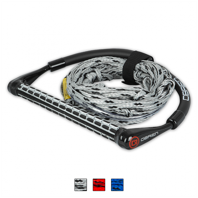 Фал с рукояткой для вейкбординга O'Brien ROPE WAKE COMBO 4 SECTION - 2214550-BLACK - Цвет Черный - Фото 1