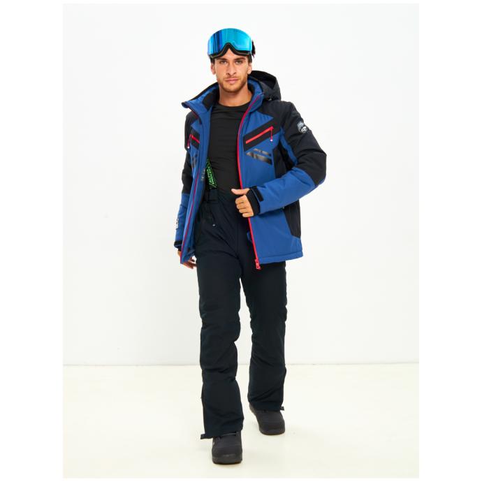 Мужская мембранная горнолыжная /сноубордическая куртка Alpha Endless Bizzard Tech - 423/196_4 - Цвет Синий - Фото 6