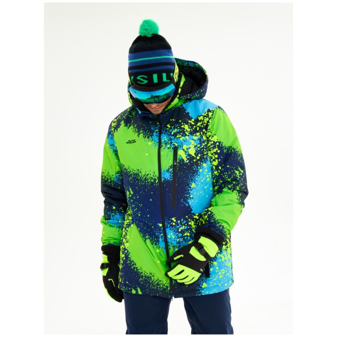Мужская горнолыжная сноубордическая куртка Alpha Endless  - 423/248 - Цвет Зеленый - Фото 13