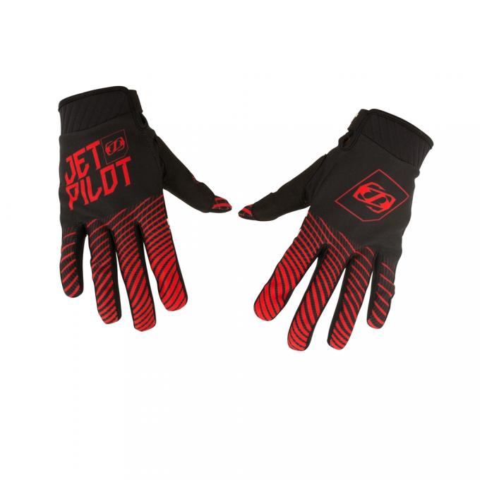 Перчатки Jetpilot Matrix Pro Super Lite Glove Full Finger Black/Red S18 - Артикул 182230*S18 - Фото 2