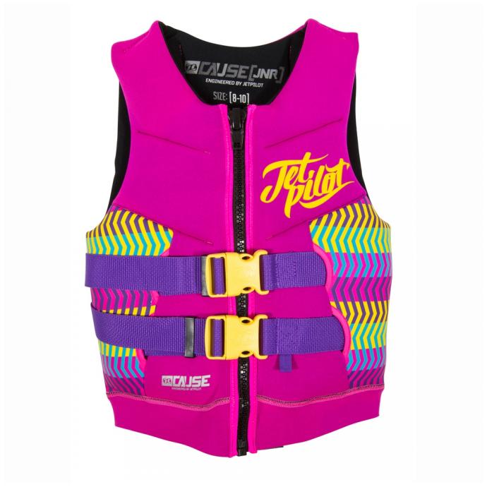 Спасательный жилет неопрен детский Jetpilot Cause Teen Neo Vest ISO 50N Pink S18 - Артикул 18185*S18 - Фото 1