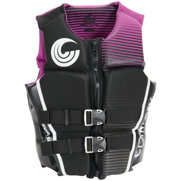 Спасательный жилет неопрен женский Connelly WMNS CLASSIC NEO VEST Black/Purple S18 - Артикул 671724*S18 - Фото 1