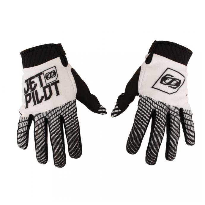 Перчатки Jetpilot Matrix Pro Super Lite Glove Full Finger Black/White  S18 - Артикул 182250*S18 - Фото 1