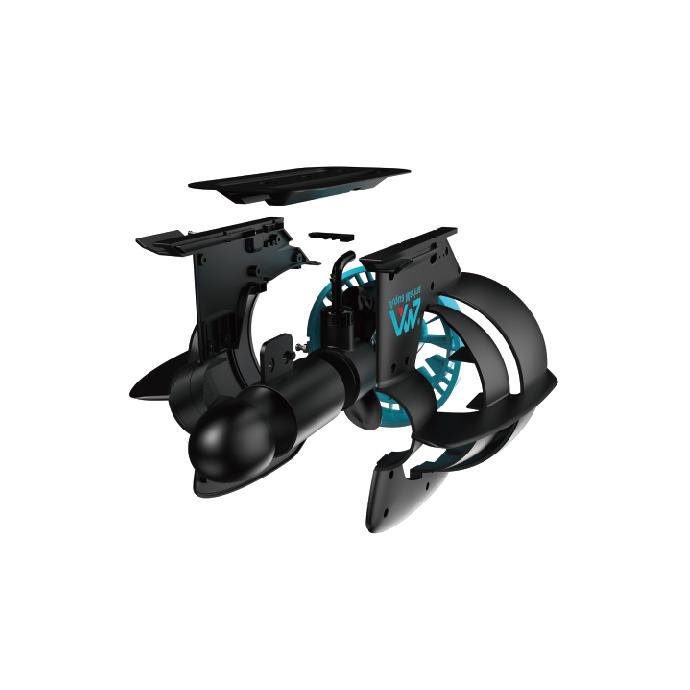 Плавник с электромотором Aquamarina BlueDrive Power Fin Set Black/Blue - Артикул PF-240*S17 - Фото 2