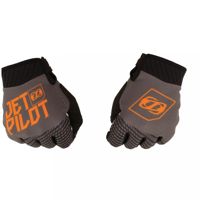 Перчатки Jetpilot Matrix Pro Super Lite Glove Full Finger Charcoal/Orange  S18 - Артикул 182240*S18 - Фото 2