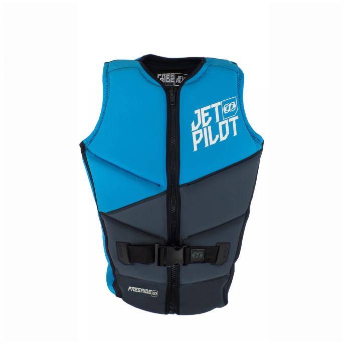 Спасательный жилет неопрен мужской Jetpilot Freeride ISO 50N Neo Vest Black/Blue S18 - Артикул 181080*S18 - Фото 1