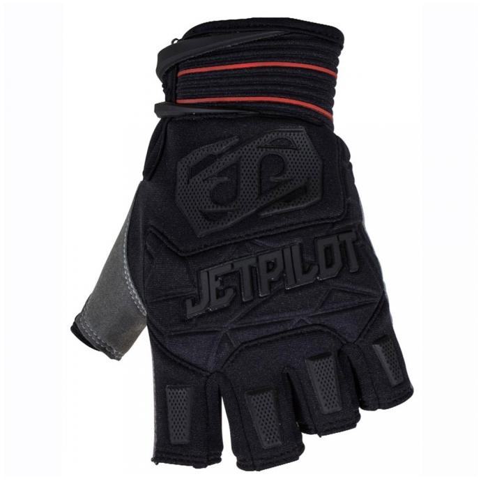 Перчатки без пальцев Jetpilot Matrix Race Glove Short Finger Black/Red S18 - Артикул 160430*S18 - Фото 2