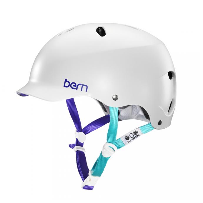 Шлем для водных видов спорта Bern женский Lenox H2O Satin Wht S18 - Артикул WW5SWT*S18 - Фото 1