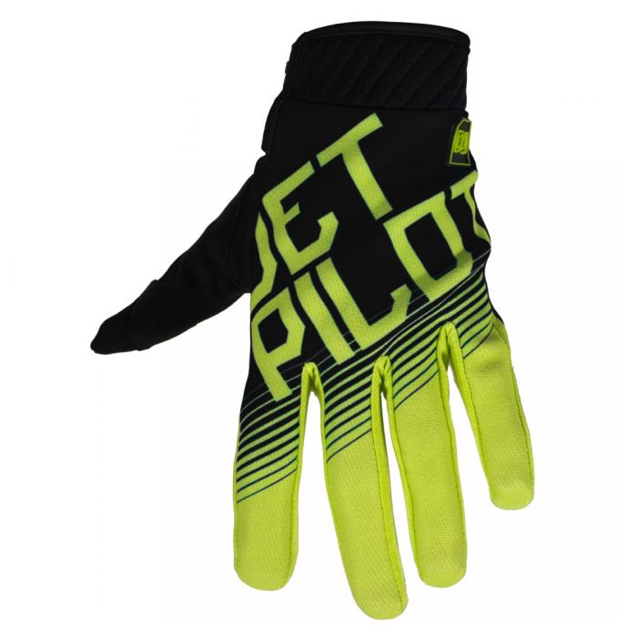 Перчатки Jetpilot Phantom Super Lite Glove Black/Lime S18 - Артикул 160390*S18 - Фото 1