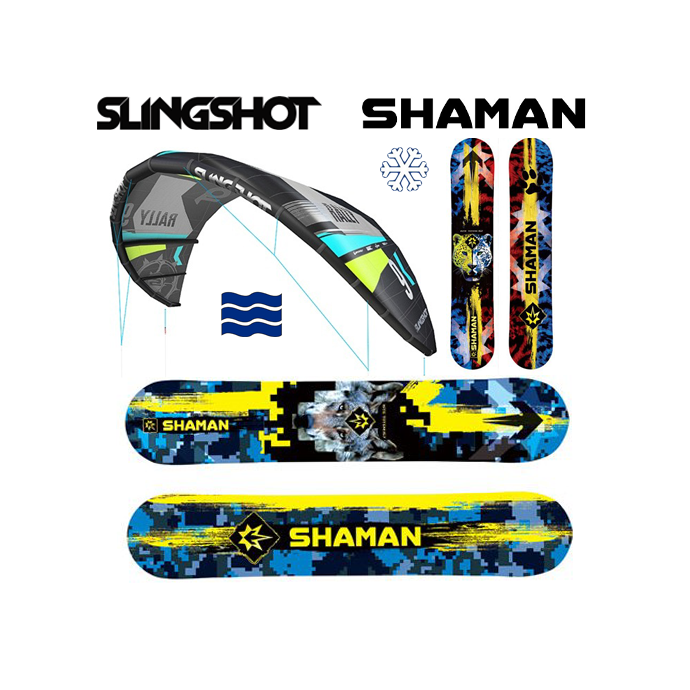 Комплект Кайтсноуборд Shaman + Slingshot Rally (Кайт + Кайтсноуборд, 05 m) - Артикул 1713snbd - Фото 1
