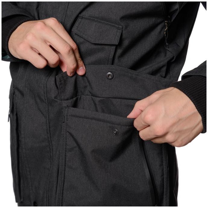 Куртка Billabong HUMBOLDT PARKA - 49099 BLACK DYE - Цвет BLACK DYE - Фото 5