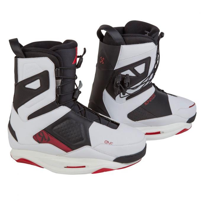 Крепления Для Вейкборда Ronix One Boot - 43914 1600 White/Anodized Cherries - Цвет Белый, Черный - Фото 2