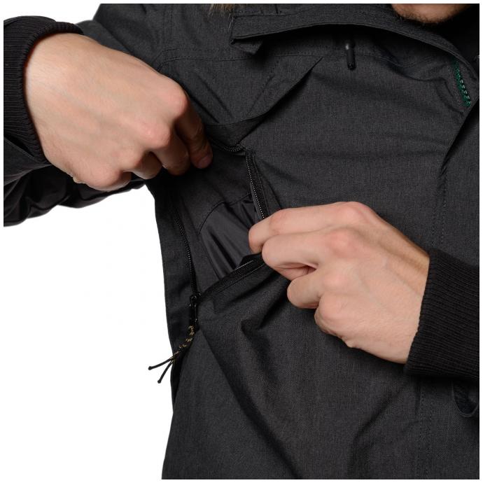 Куртка Billabong HUMBOLDT PARKA - 49099 BLACK DYE - Цвет BLACK DYE - Фото 6