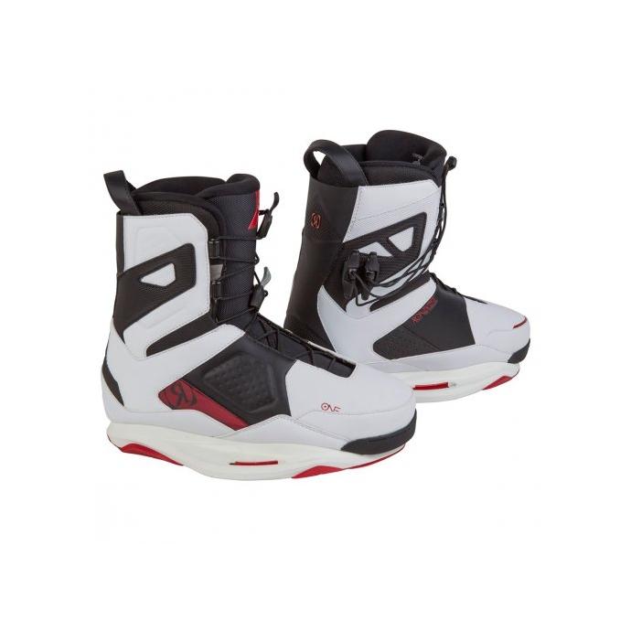 Крепления Для Вейкборда Ronix One Boot - 43914 1600 White/Anodized Cherries - Цвет Белый, Черный - Фото 1