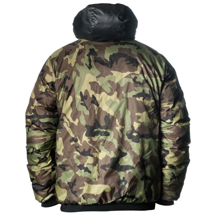 Куртка Saga Reversible Puffy - 25506 BLACK/CAMO - Цвет Черный, Бирюзовый - Фото 4