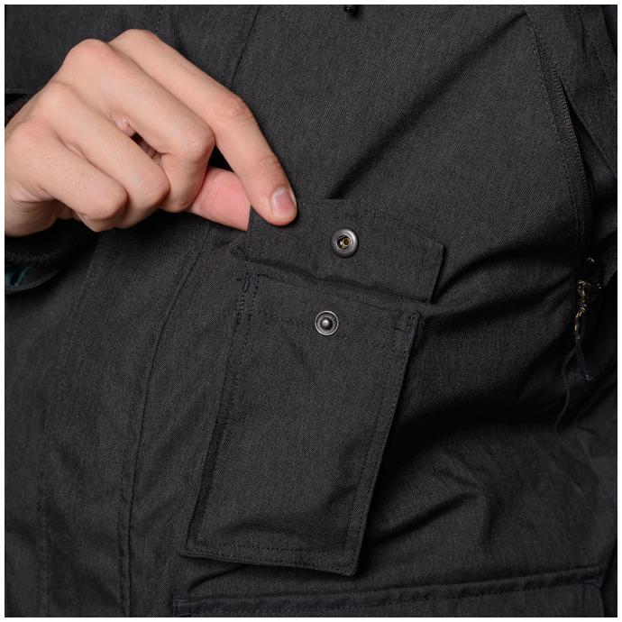 Куртка Billabong HUMBOLDT PARKA - 49099 BLACK DYE - Цвет BLACK DYE - Фото 4