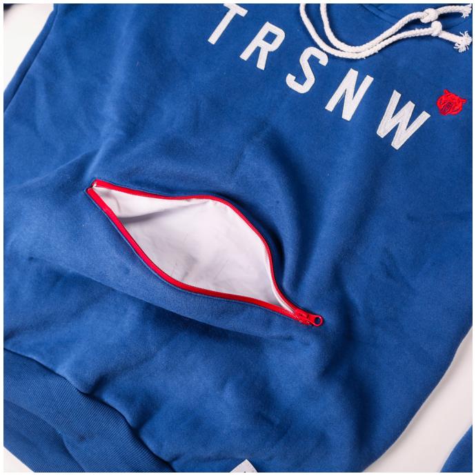 Толстовка TRSNOW TRSNWL (синяя) - TRSNWL blue - Цвет Синий - Фото 2