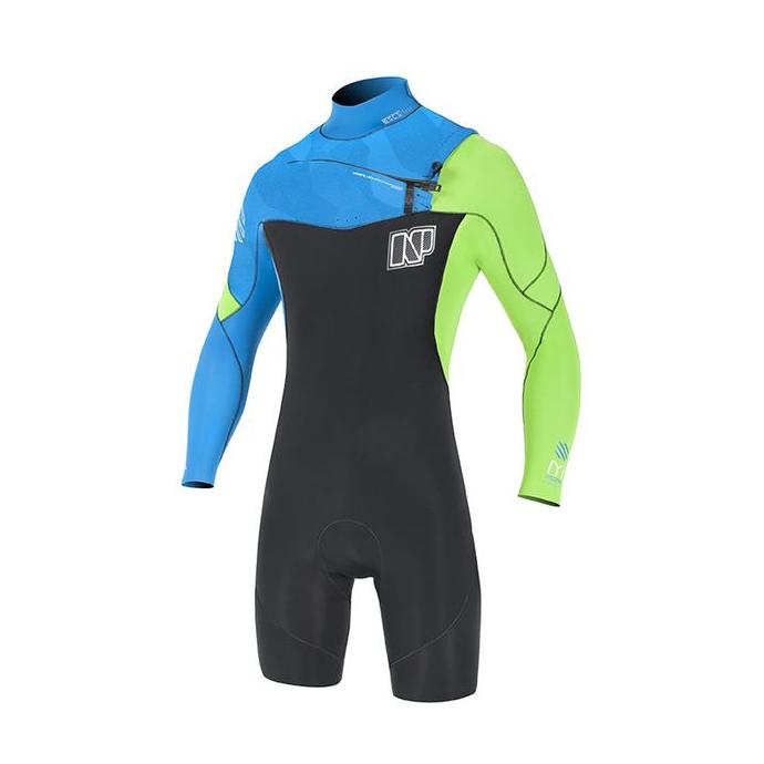 Гидрокостюм MISSION FRONT ZIP FULLSUIT 3/2 LS - WNNSUE039 C2 - Цвет Черный, Синий - Фото 1