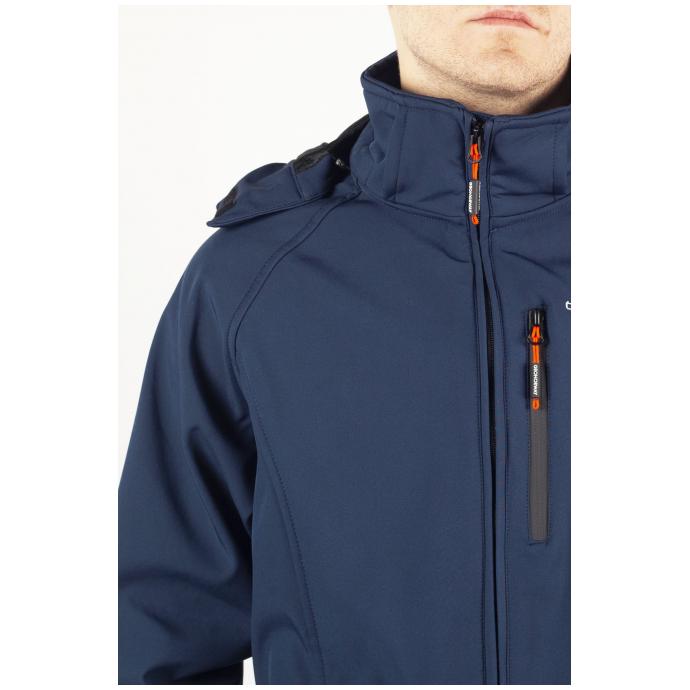 Софтшеловая куртка мужская GEOGRAPHICAL NORWAY «TAKITO» MAN - WW5483H/G-NAVY - Цвет Темно-синий - Фото 2