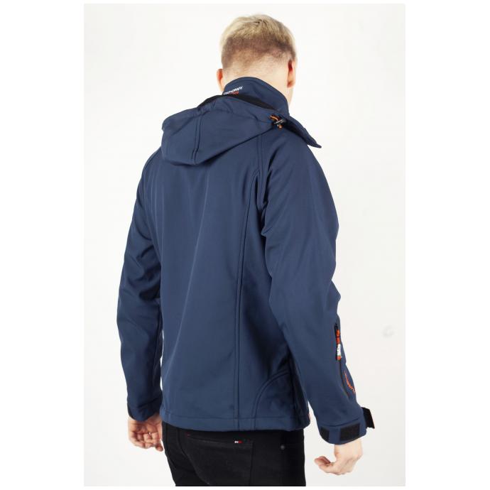 Софтшеловая куртка мужская GEOGRAPHICAL NORWAY «TAKITO» MAN - WW5483H/G-NAVY - Цвет Темно-синий - Фото 5