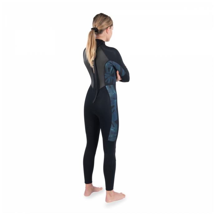 Гидрокостюм DAKINE Women's Quantum Back Zip Full Suit 3/2mm F/L Black/Grey - DK22W32QBZFL-Black/Grey - Цвет Черный - Фото 4