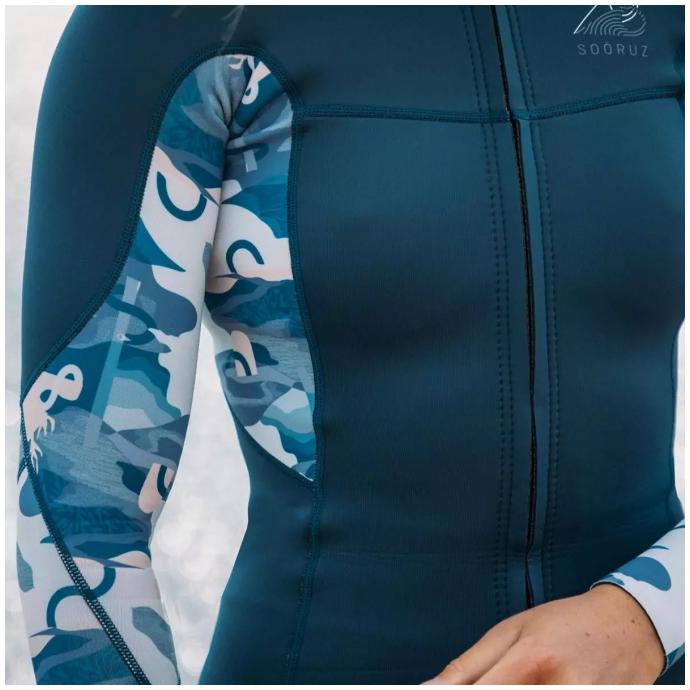 НЕОПРЕНОВАЯ КУРТКА ЖЕНСК. SOORUZ «DIVINE ZIP»  2 ММ - S4 WW21TZLSDIVBL- BLUE - Цвет Синий - Фото 4