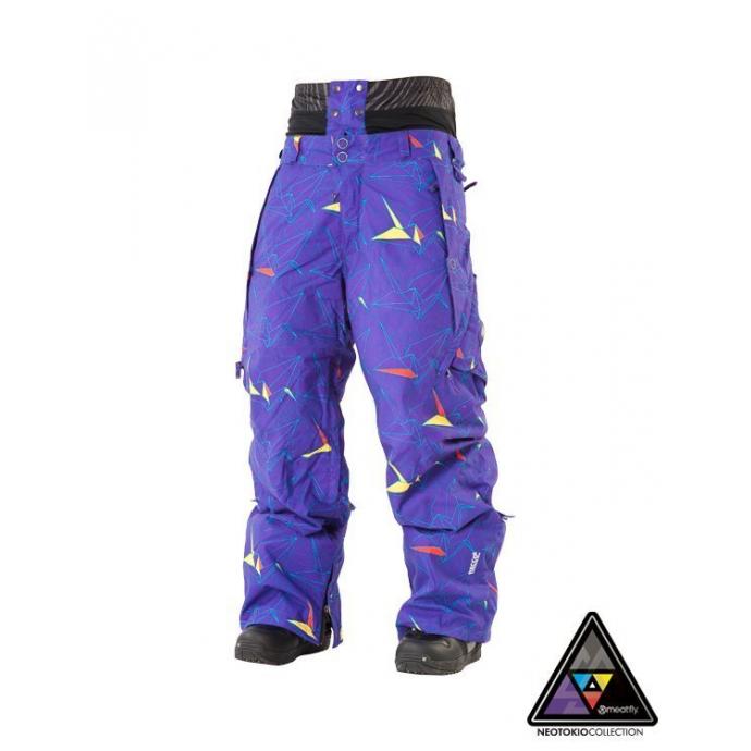 Сноубордические брюки MEATFLY “TRIAD” - CLONE::3878::MEATFLY “TRIAD PNTS” origami purple - Цвет Разноцветный - Фото 1