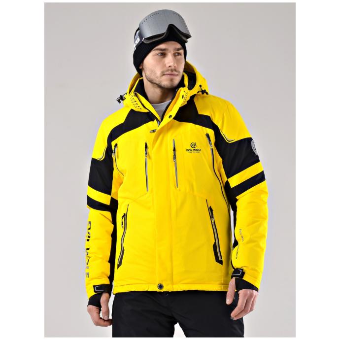 Куртка мужская горнолыжная EVIL WOLF - AD 6636-13 - Цвет Желтый - Фото 9