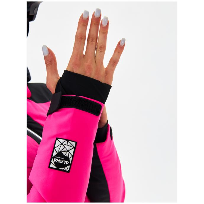 Женская горнолыжная / сноубордическая мембранная куртка Alpha Endless - 423/191_3 - Цвет Розовый - Фото 13