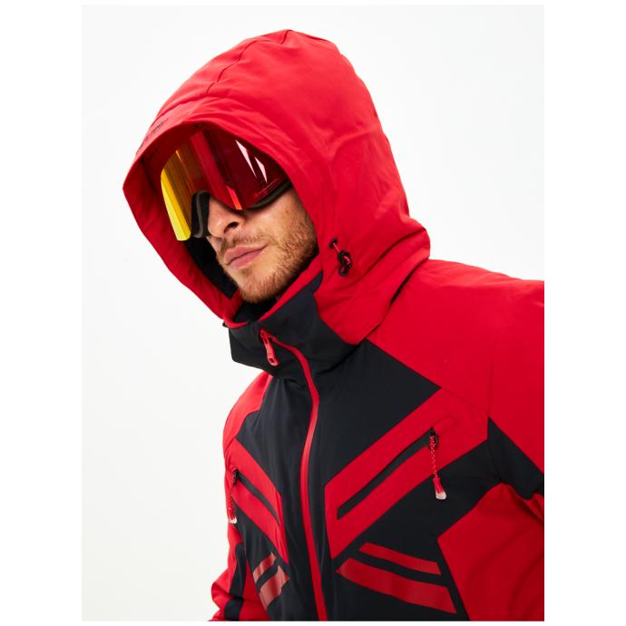 Мужская мембранная горнолыжная /сноубордическая куртка Alpha Endless Bizzard Tech - 423/196_2 - Цвет Красный - Фото 3