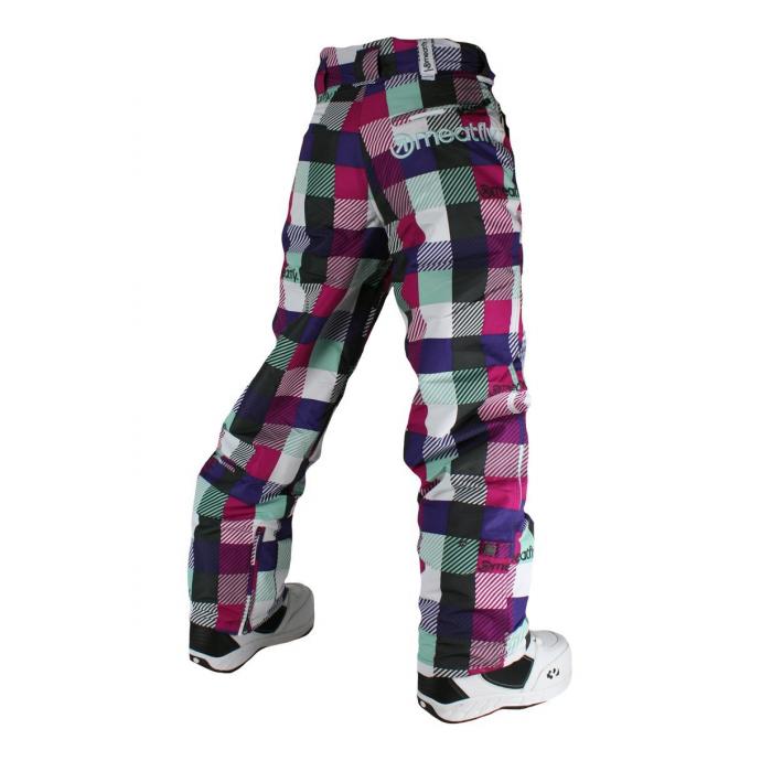 Сноубордические брюки MEATFLY "UNI" - MEATFLY "UNI" (checkers pink) - Цвет Розовый - Фото 2
