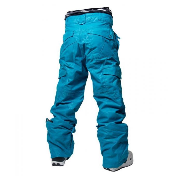 Сноуборд. брюки MEATFLY “MARS” - MARS/blue-emboss - Цвет Голубой - Фото 2