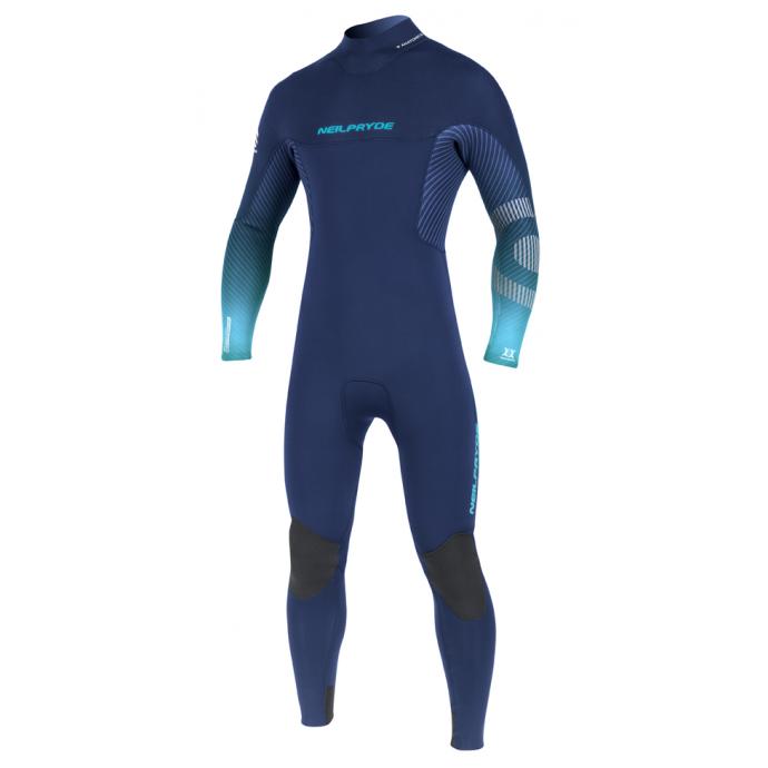 Гидрокостюм NEIL PRYDE "MISSION" 4/3 мм - W9SU0G146-NP 19 MISSION BZ FS 43 C2 NAVY / ICE BLUE - Цвет C2 NAVY / ICE BLUE - Фото 1