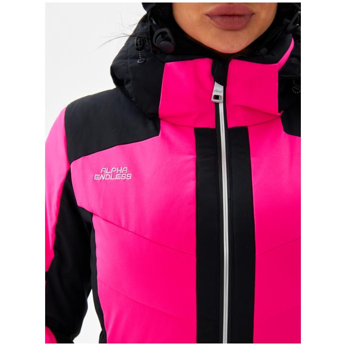 Женская горнолыжная / сноубордическая мембранная куртка Alpha Endless - 423/191_3 - Цвет Розовый - Фото 12