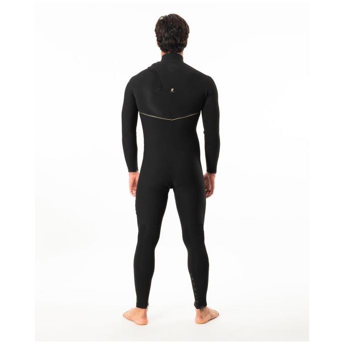 Гидрокостюм длинный мужской E7 E-Bomb 3/2mm Zip Free Wetsuit - E7 E-Bomb 3/2mm - Цвет Черный - Фото 2