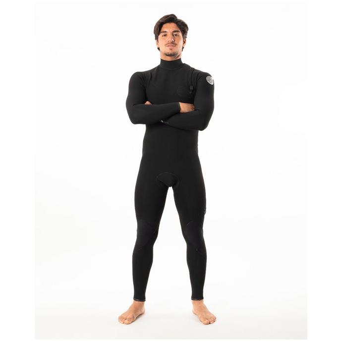 Гидрокостюм длинный мужской E7 E-Bomb 3/2mm Zip Free Wetsuit - E7 E-Bomb 3/2mm - Цвет Черный - Фото 3