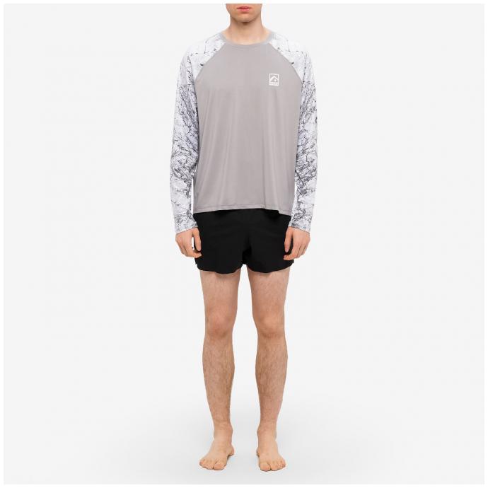 Лайкра KYOTO CORY LS RASHGUARD - Cory_light grey	 - Цвет Серый - Фото 4