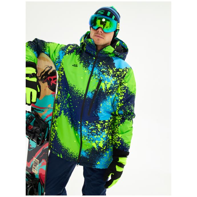 Мужская горнолыжная сноубордическая куртка Alpha Endless  - 423/248 - Цвет Зеленый - Фото 16