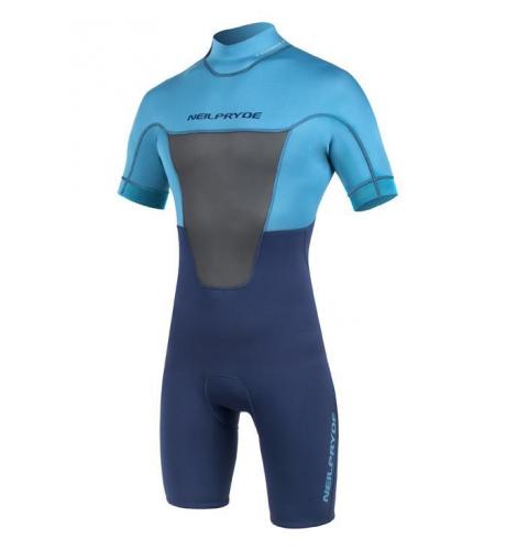 Гидрокостюм NP 19 RISE YOUTH BZ SHORTY 22 C1 NAVY / ICE BLUE